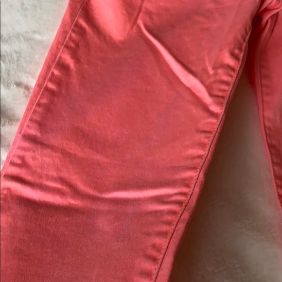 🌟Bright Coral Skinny Jeggings - Picture 5 of 6